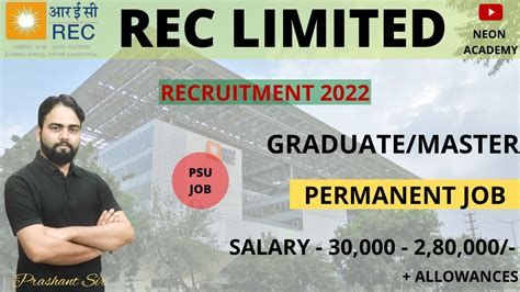 Rec Limited Recruitment 2022 I Ctc 9 To 36 Lpa Without Gate