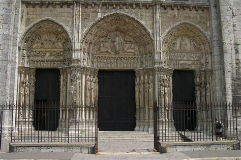 Chartres Cath Drale Notre Dame Portail Royal Ces Rois Mages Venus D