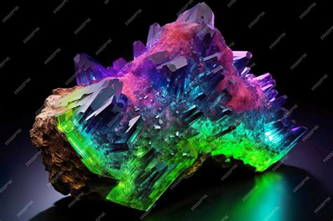 Premium Photo Fluorescent Minerals Certain Minerals Exhibit