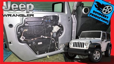 How To Remove And Replace The Interior Door Panel On A Jeep Wrangler Jk Youtube