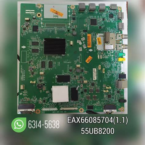 EAX66085704 tv LG 55UB8200 Main Board Panama Electrónic Rj