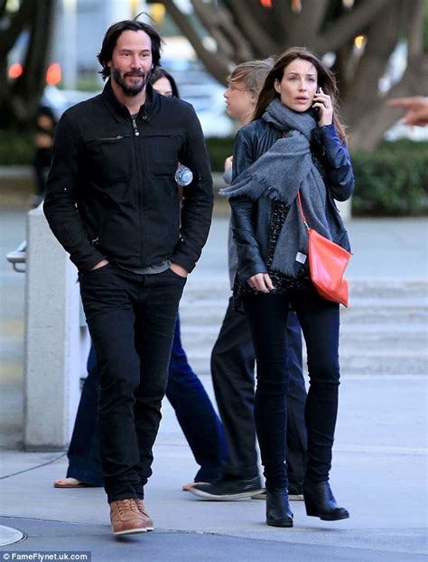 Keanu Reeves And Claire Forlani At The Who Concert In Los Angeles