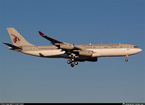 A7 HHK Qatar Amiri Flight Airbus A340 211 Photo By Andri Cueni ID