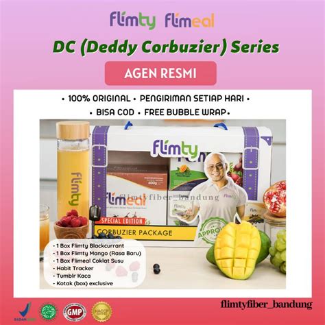 Jual DC SERIES DEDDY CORBUZIER 2 BOX FLIMTY 1 BOX FLIMEAL FREE