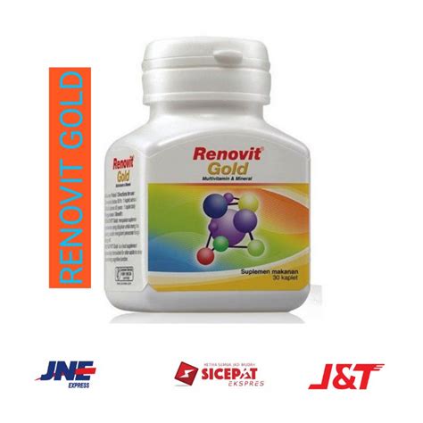 Jual Renovit Gold Botol Isi Tablet Shopee Indonesia