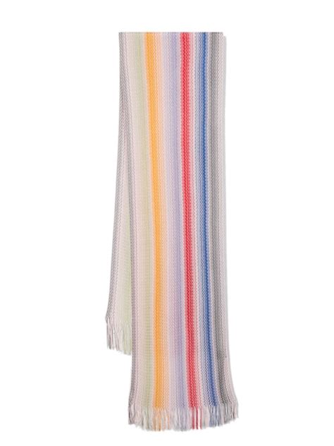 Missoni Zigzag Fringed Scarf Farfetch