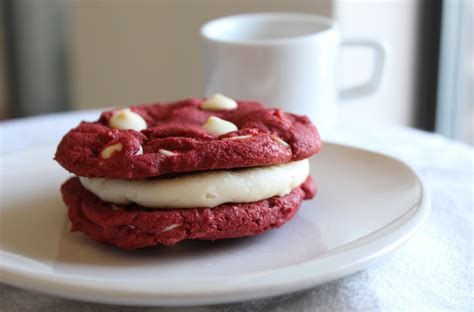 Red Velvet Sandwich Cookies The Baking Miller