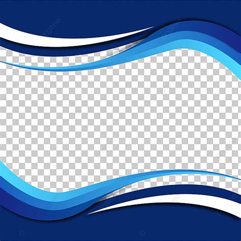 Blue Wavy Vector Hd PNG Images Blue Wavy Shapes On Transparent