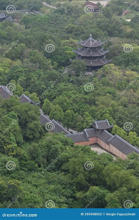 Aerial View Of Bai Dinh Pagoda A Buddhist Temple Complex On Bai Dinh