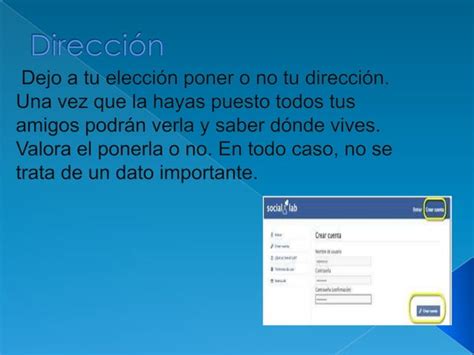 Pasos Para Crear Un Perfil En Red Social Ppt