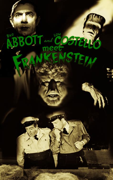 Abbott And Costello Meet Frankenstein Poster By Theaven On Deviantart