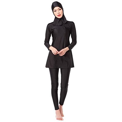 Womens Full Length Long Muslim Islamic Burkini Modest Swimwear You