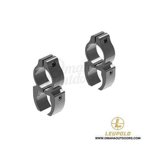 Leupold Rifleman Rimfire See Thru Scope Rings Gloss