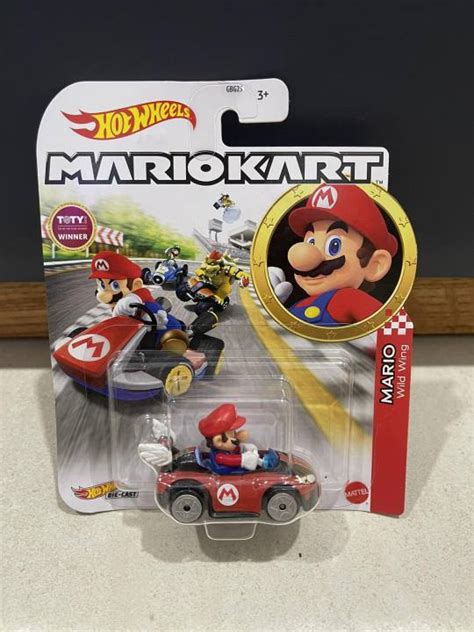 Xe Mô Hình đồ Chơi Cơ Bản Hotwheels 1 64 Mario Kart Mario Wild Wing Lazada Vn