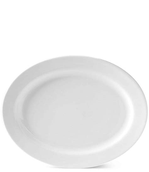 Fitz and Floyd Everyday White Oval Serving Platter, 16" | Dillard's