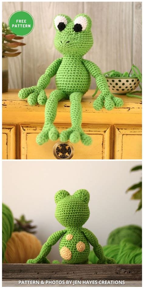 11 Free Crochet Amigurumi Frog Patterns The Yarn Crew