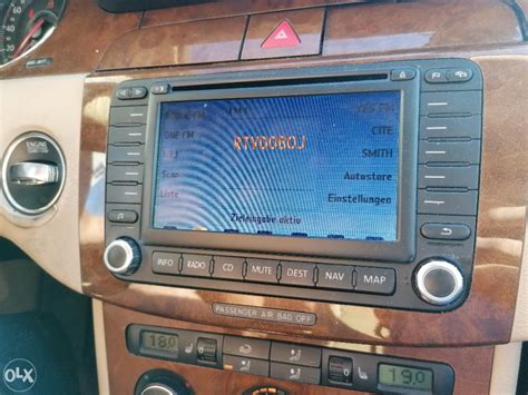 Navigacija Blaupunkt Passat Golf 5 6 Caddy Touran RNS CD DVD MC Radio