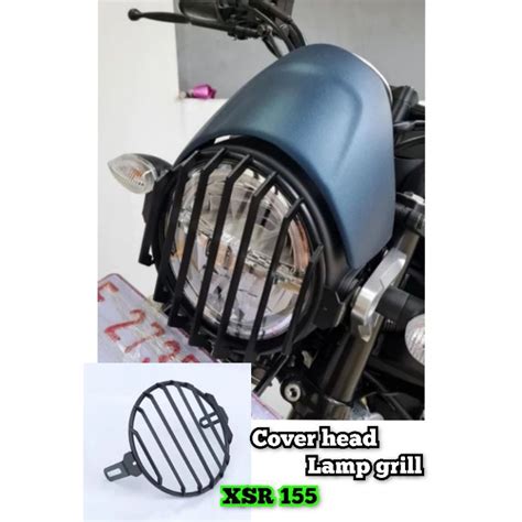 Jual Cover Lampu Yamaha Xsr Grill Lampu Xsr Headlight Cover