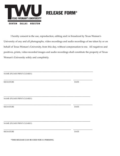 Photo Release Form Fillable Form Printable Forms Free Online