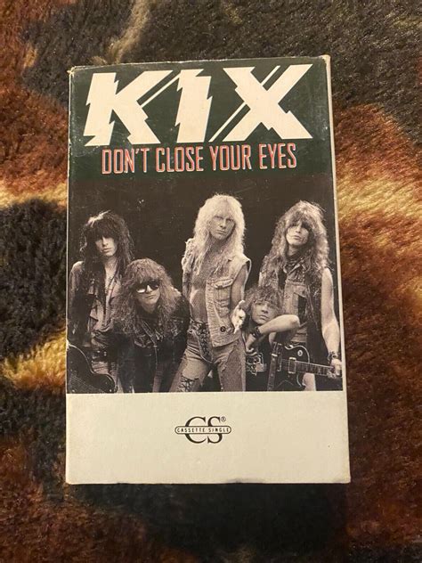 Kix Dont Close Your Eyes Cassette Tape Single Atlantic 4 88902 Vg