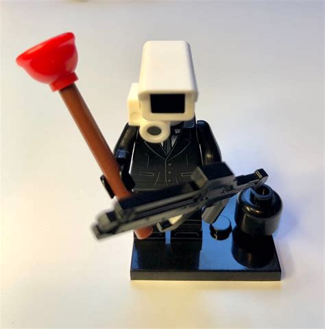 Skibidi Toilet Minifigures White Titan Plungerman Etsy