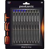 Pentonic B RT 0 7mm Retractable Ball Pen Blister Pack Blue Ink Set