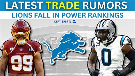 Detroit Lions Rumors Lions Buyers At Trade Deadline Lions Fall In Power Rankings Injury