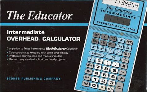 The Educator 204 Intermediate Overhead Calculator Companion To Ti Math