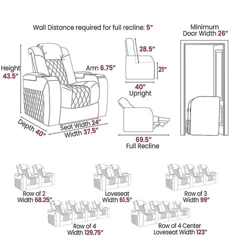 Best Buy Valencia Theater Seating Valencia Tuscany Row Of 3 Loveseat