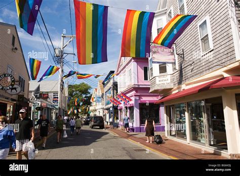 Downtown Provincetown Cape Cod Massachusetts Stock Photo Alamy