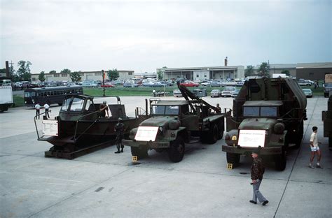 An Overall View Of An Army Ribbon Bridge In Transport State On