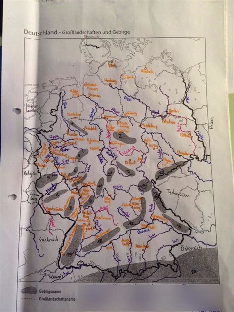 Gebirge Deutschlands Auswahl Diagram Quizlet