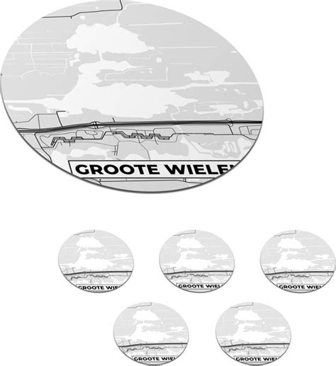 Onderzetters Voor Glazen Rond Nederland Groote Wielen Kaarten