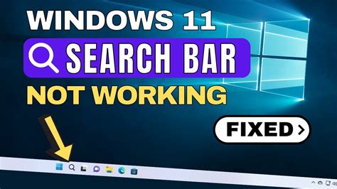 How To Solve Windows Or Search Bar Not Working Troubleshooting