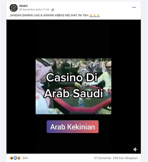 Cek Fakta Beredar Video Diklaim Suasana Perjudian Kasino Di Arab