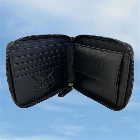 Avro Vulcan XH558 Soft Leather Zipped Wallet Vulcan To The Sky