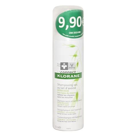 Klorane Shampooing Sec Au Lait D Avoine Spray 150 Ml Prix Promo