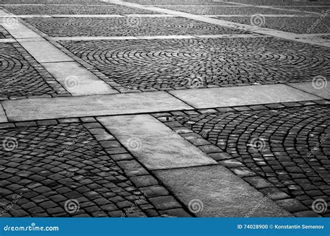 Paving Stone Black And White Stock Photo Image Of Pavement Avenue