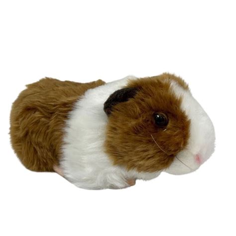 Guinea Pig with Sound brown and white soft plush toy|stuffed animal ...