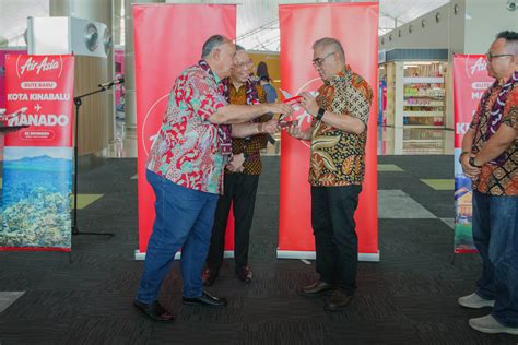 Airasia Celebrates Maiden Flight From Kota Kinabalu To Manado The