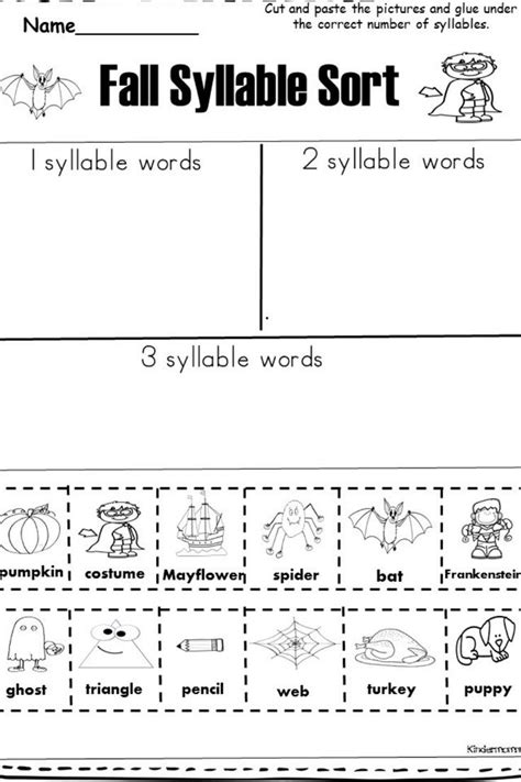 Syllables Lesson Plan For Kindergarten