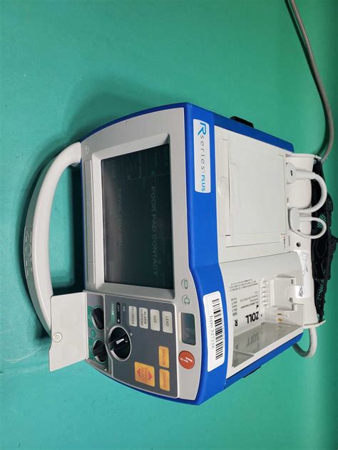 Used Zoll R Series Plus W Aed Pacing Nibp Etco Ecg Spo