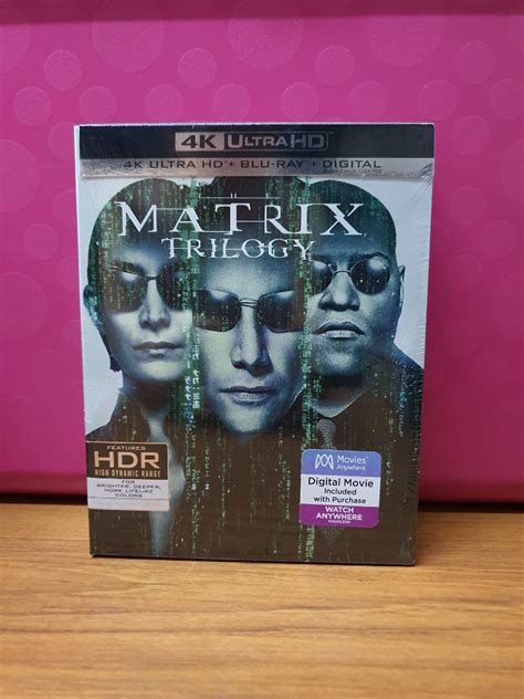 USA Blu Ray 4K UHD ATMOS Matrix Trilogy The Matrix 38 The