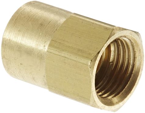 Eaton Weatherhead 252X4 Brass CA360 Inverted Flare Brass Fitting