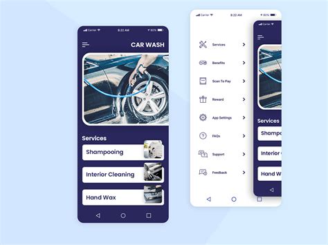 Car Wash App Development On Behance