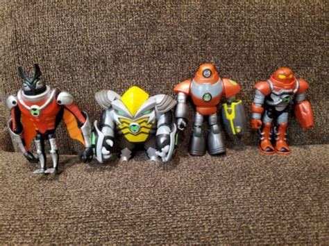 Playmates Ben Omni Kix Armor Heatblast Action Figure Lot Of