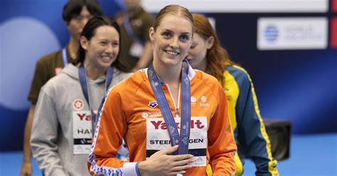 Marrit Steenbergen En Tes Schouten Winnen Brons Op Wk Zwemmen Het Parool