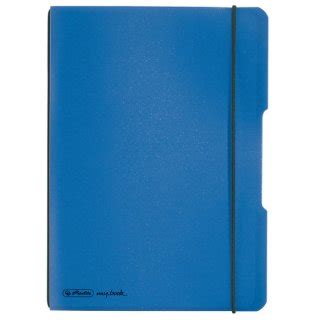 Herlitz Notizheft My Book Flex A Pp Cover Blau Kariert