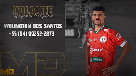 Welington Dos Santos Volante Defensive Midfielder Youtube