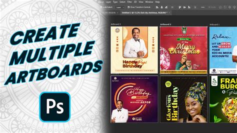 How To Create Multiple Artboards In Photoshop Youtube